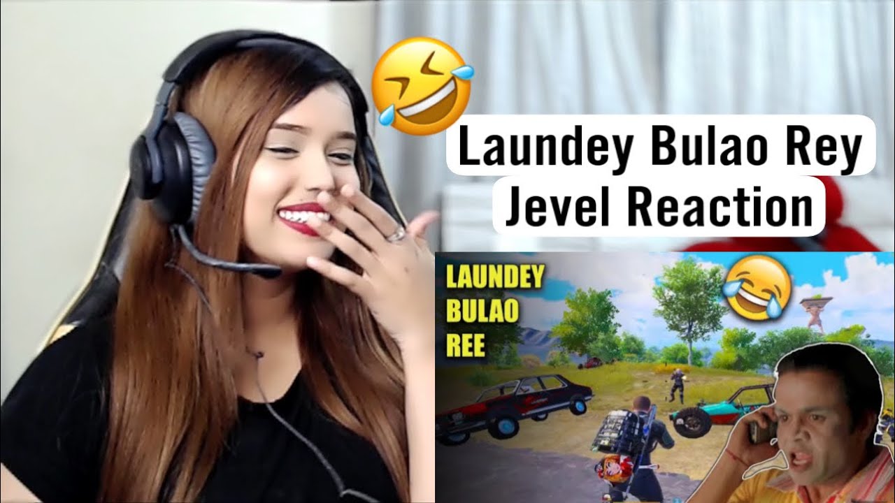 Girl Gamer Reacting to Jevel Bgmi Funny Commentary Gameplay | Laundey Bulao Ree