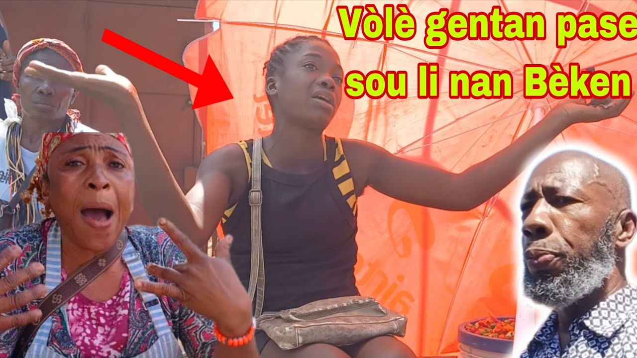 Raketè anvayi machann yo an Bèken,yon jèn gason vann yon plas 2 fwa ak machann yo epi li tou mawon