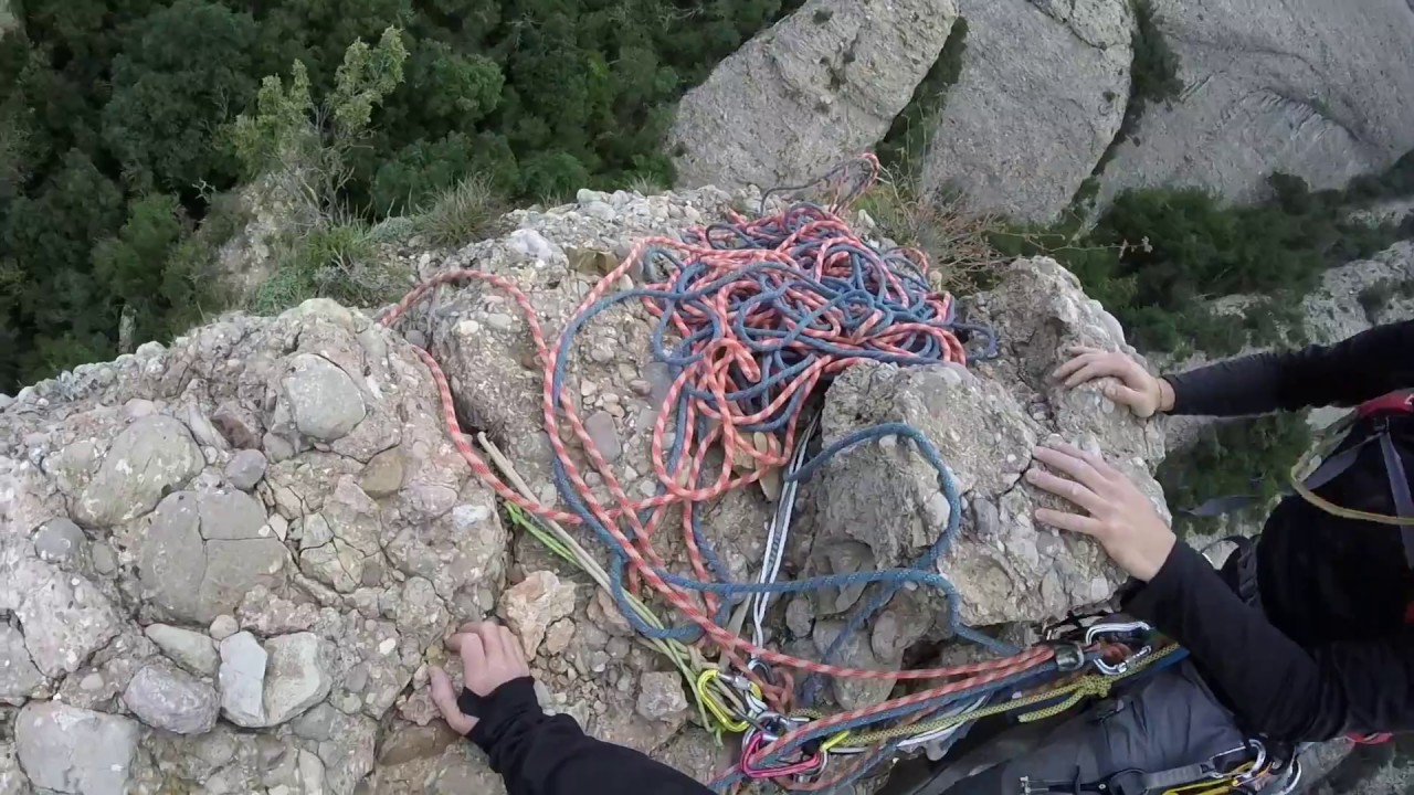 Via Pany-Ferrera (Normal) al Sentinella 01/11/16 (Escalada Montserrat)