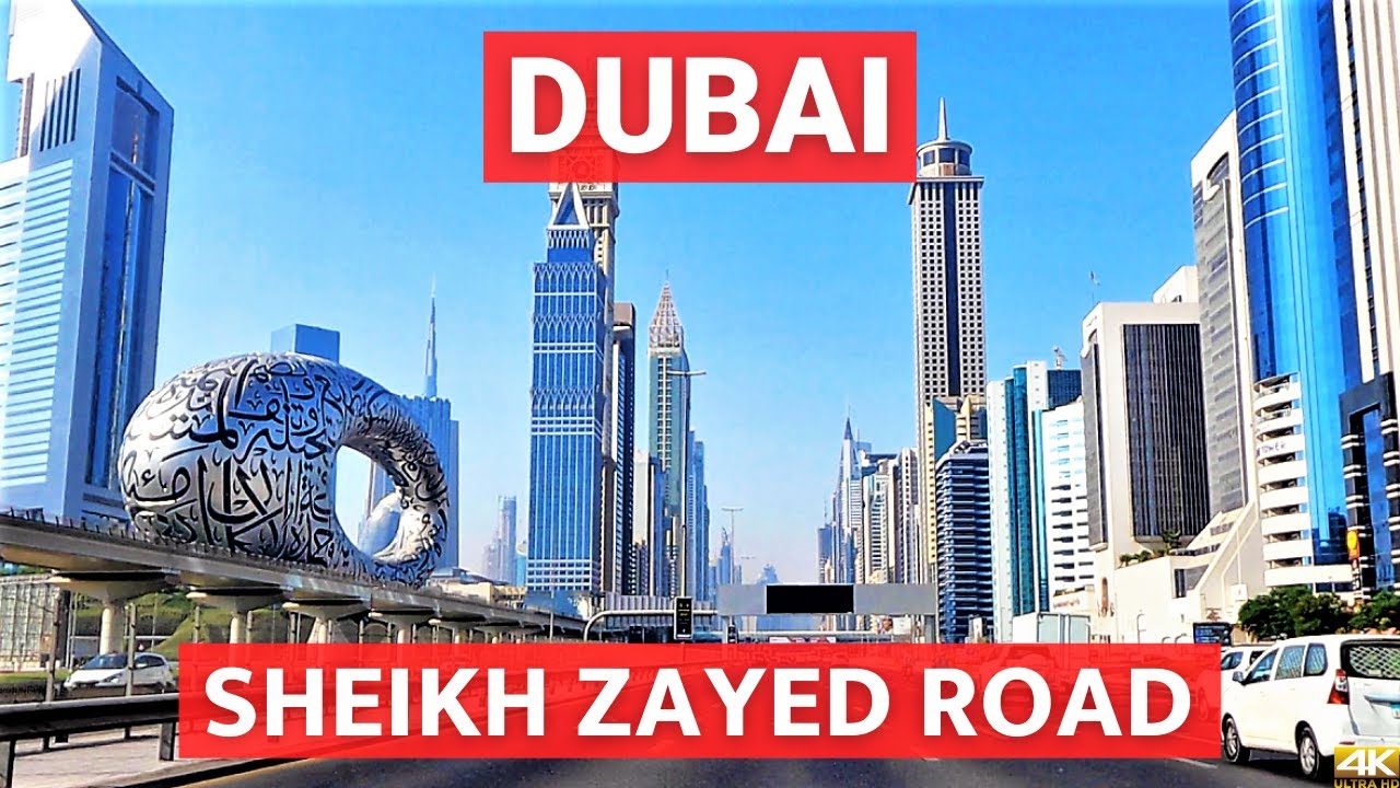 Dubai Drive - Cruisin Along Sheikh Zayed Road - Papa Lets Get Rollin - 4K HDR