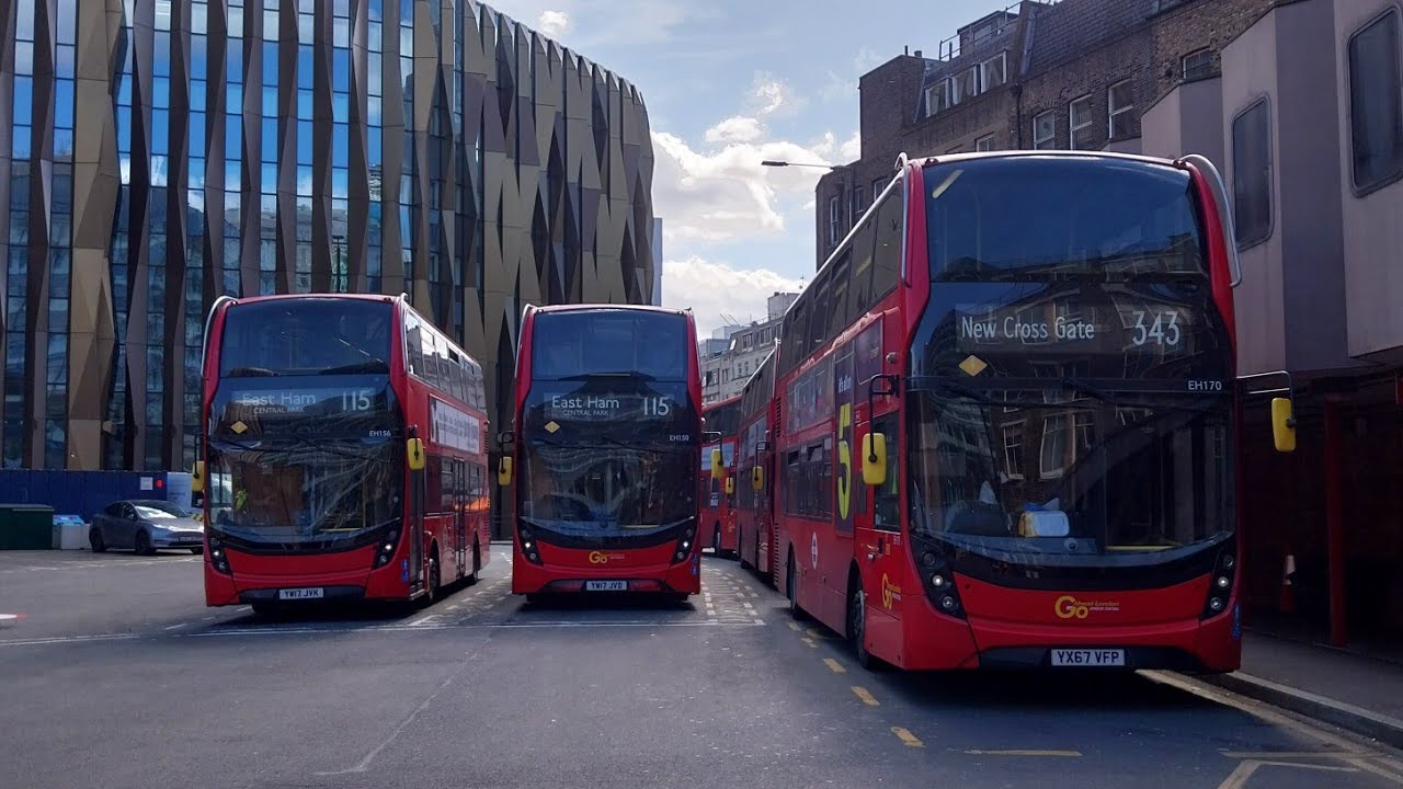 FRV - London Bus Route 343 | New Cross Gate - Aldgate | EH278 - SN18 KMX