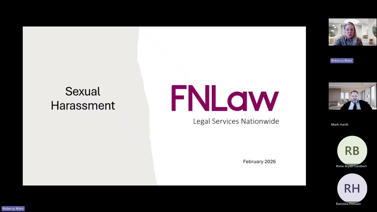 Employers' Duties in Relation to Sexual Harassment