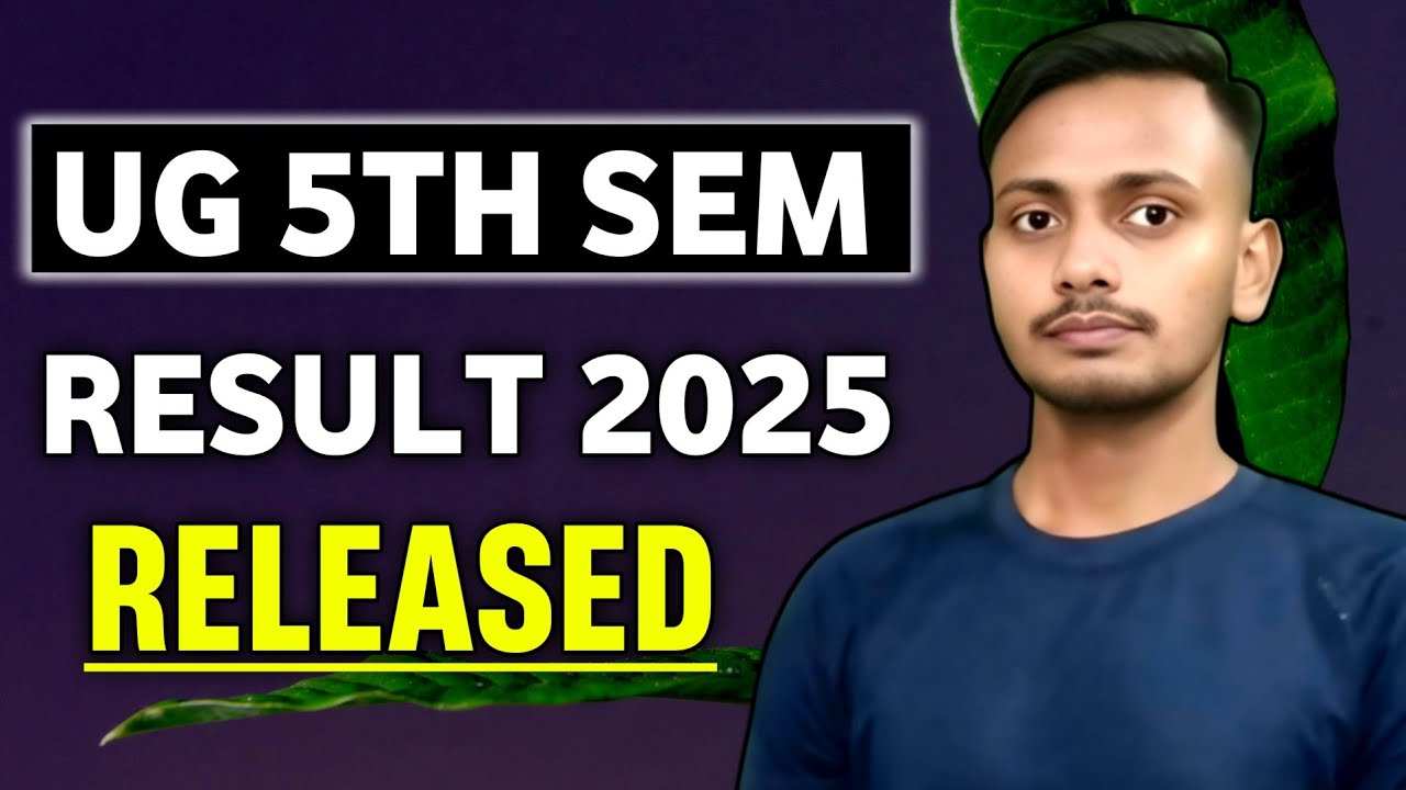 UG 5th Semester Result 2025 Released | B.Com. 5th Semester 2025 Result Out | MGKVP Result 2025