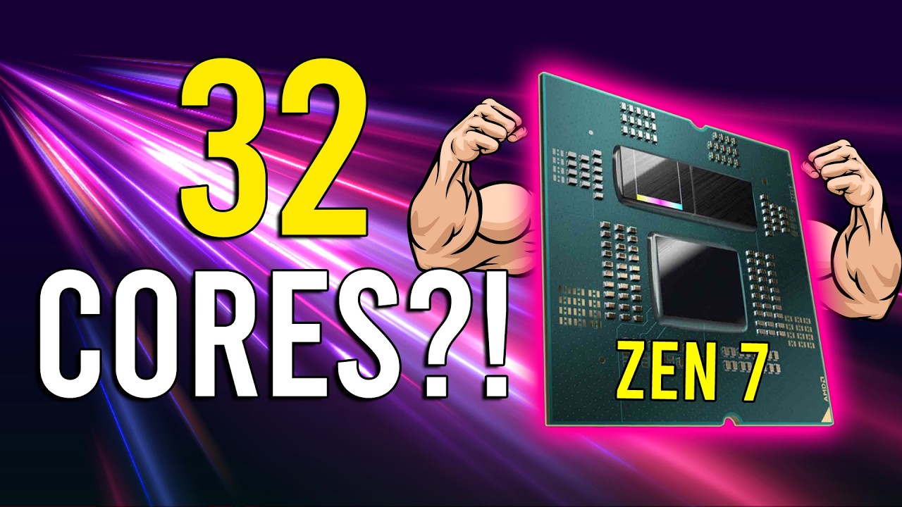 32 ЯДРА! Производительность, характеристики и дата выхода Zen 7, а также новости о производительн...