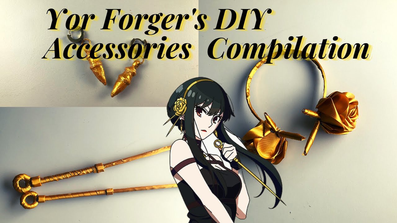 Yor Forger's Cosplay Accessories | DIY Compilation
