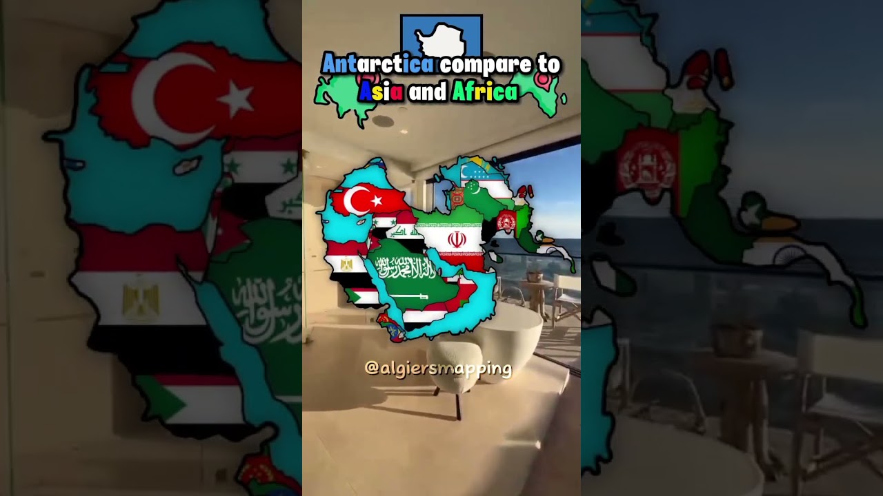 antarctica compare toasia #spongebob#mapping #geography#mapper#map #europe#history#viral #antarctica