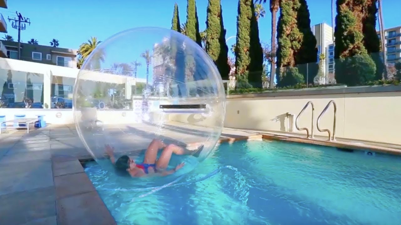 24 Hour Challenge in a BUBBLE! | Cloe Feldman