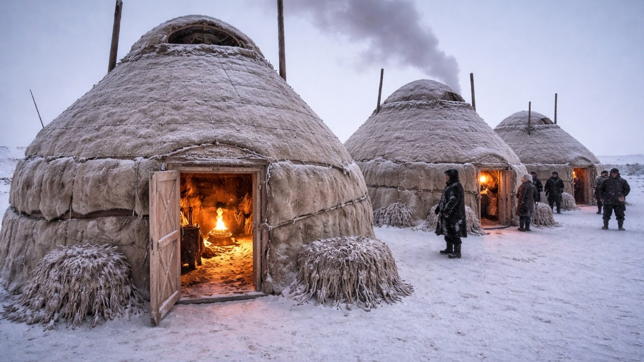 Por que os abrigos mongóis nunca congelavam: sobrevivendo a um inverno brutal de –50°C