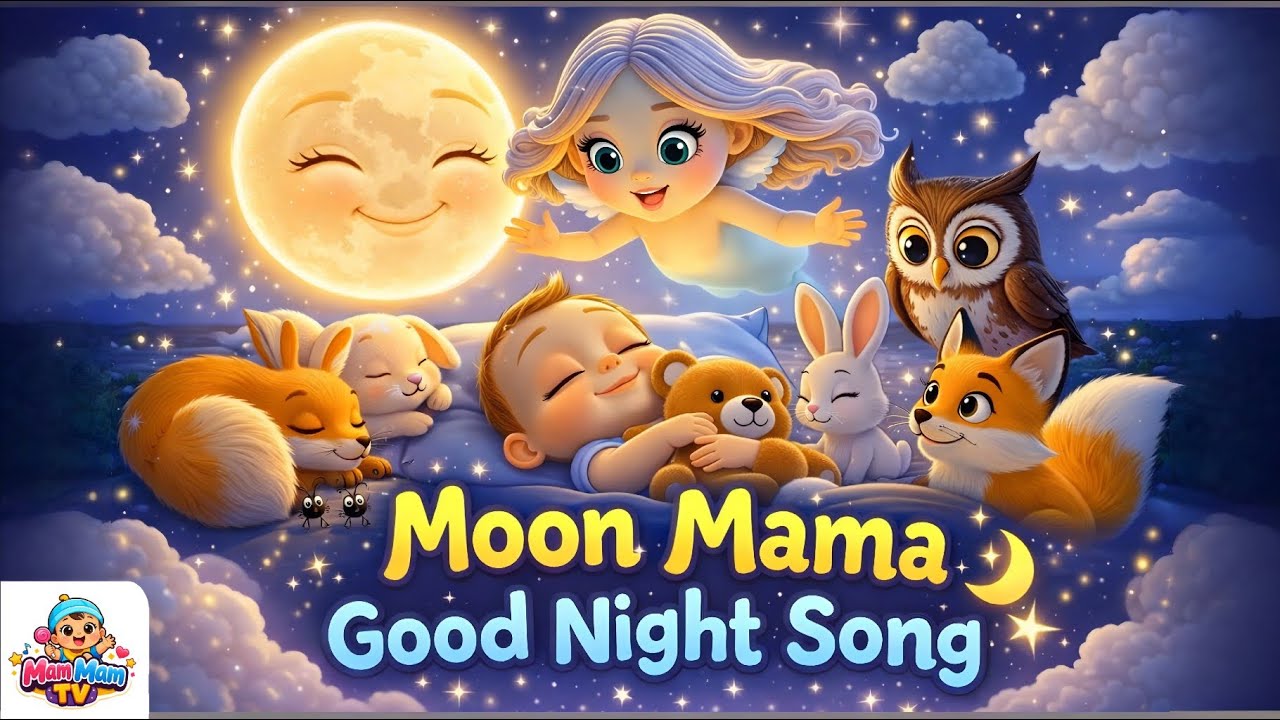 Moon Mama Good Night 🌙 | Sweet Bedtime Rhymes for Kids