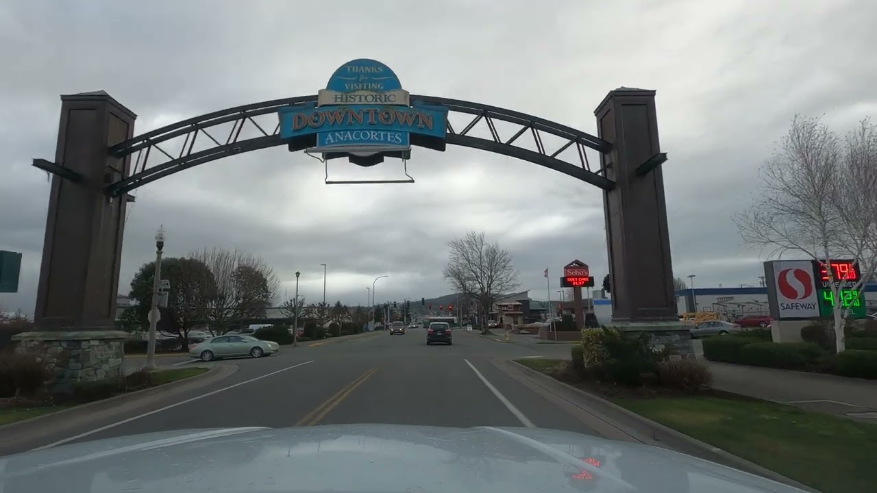 Driving Around Anacortes, Washington