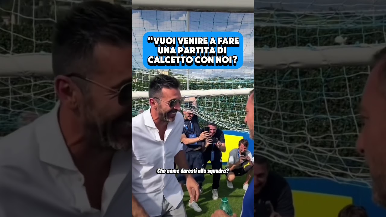 Partita di &ldquo;calciotto&rdquo; con Totti e Buffon? ISCRIVITI se ami il calcio ⚽️❤️ #calcio #buffon #totti