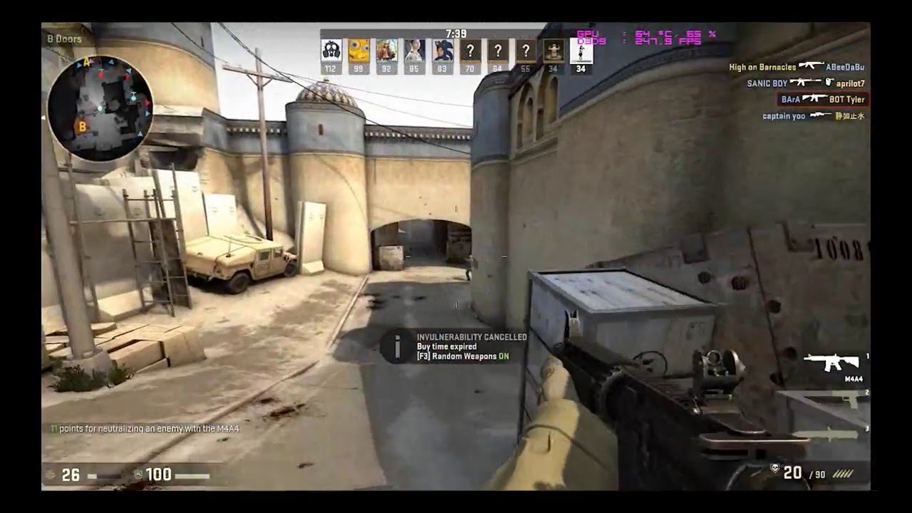 Double kill!! CSGO test!! GTX 950