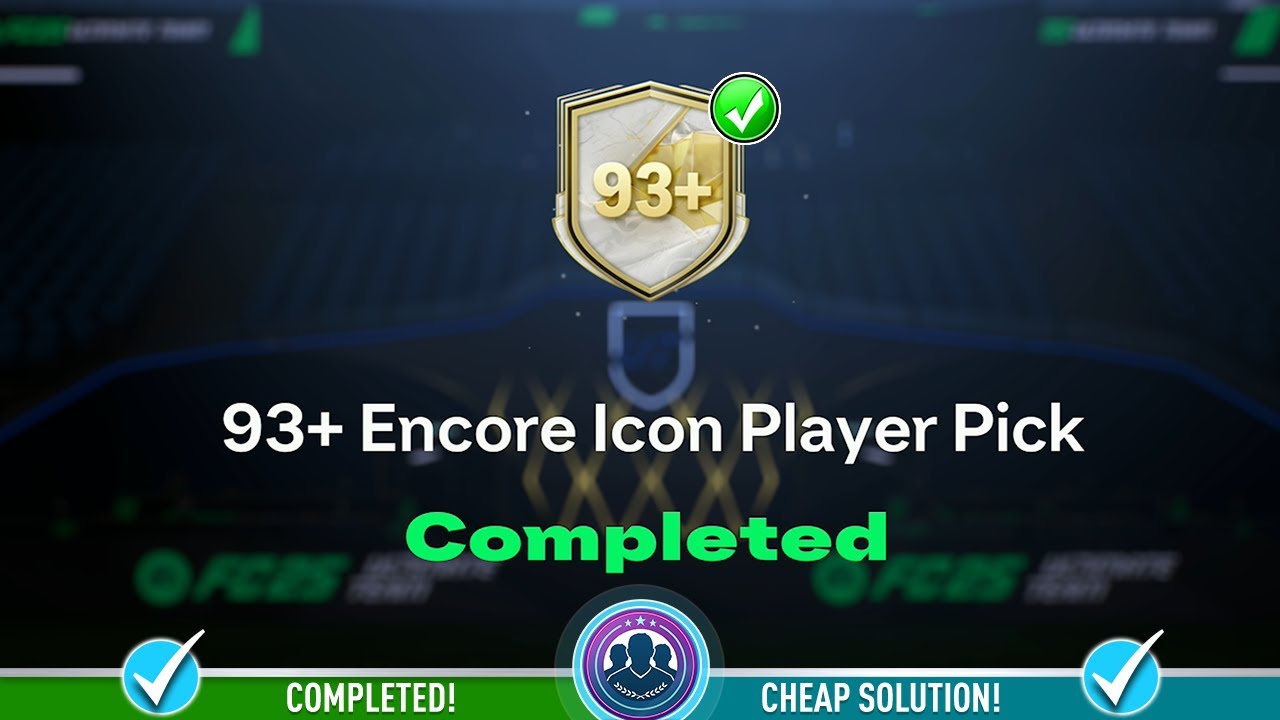 93+ Encore Icon Player Pick Opened! - Cheap Solution & SBC Tips - FC 25