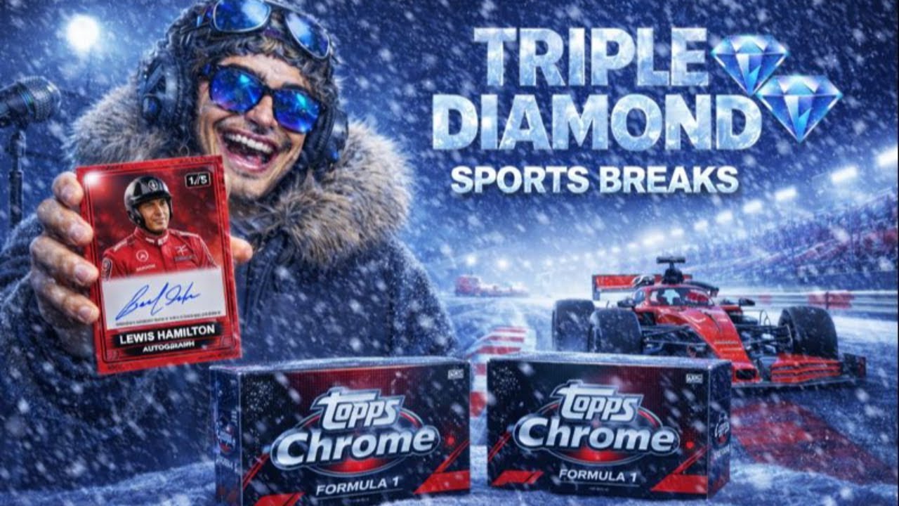 TOPPS CHROME F1 RELEASE DAY!!! @TRIPLEDIAMONDSPORTSBREAKS.COM
