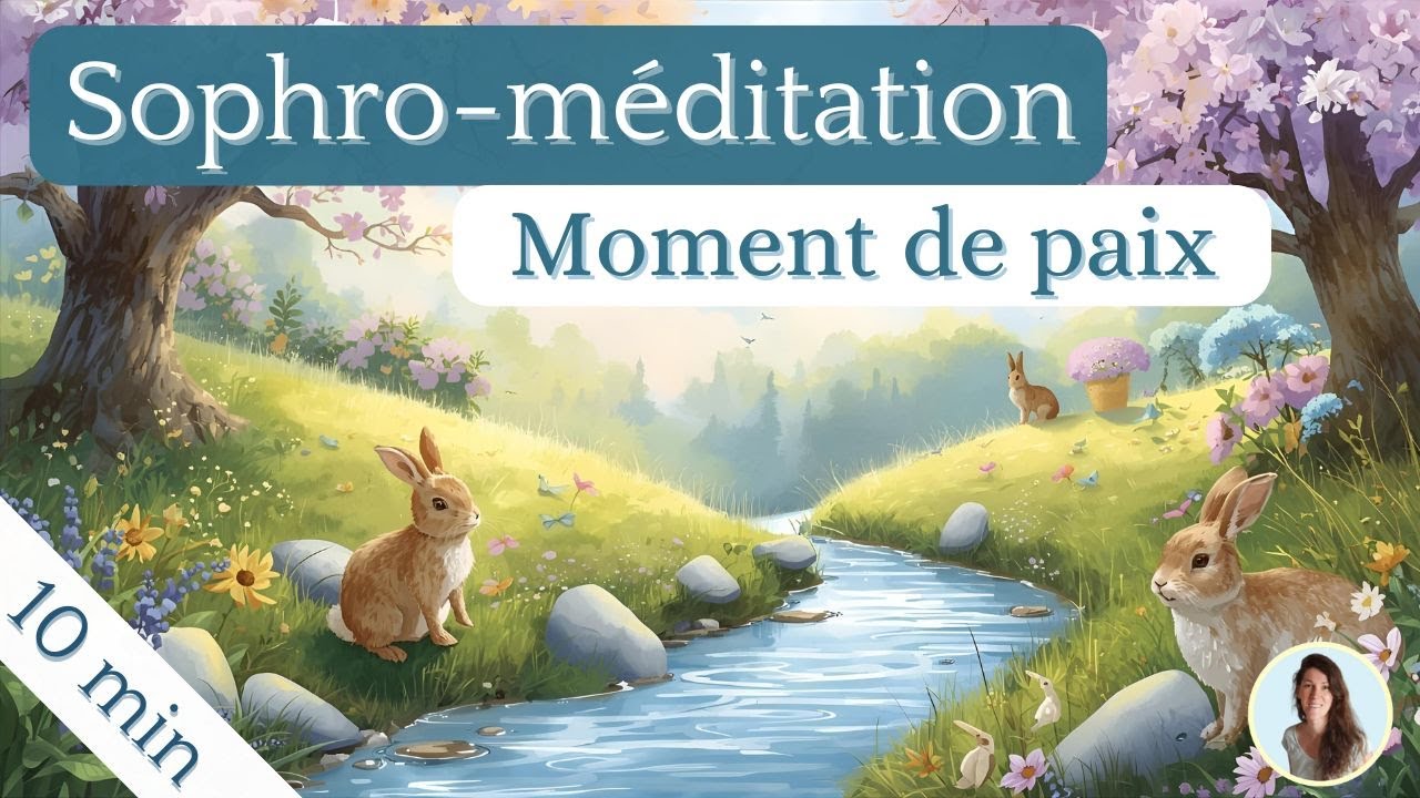 Sophro - m&eacute;ditation 10 min - Paix int&eacute;rieure et retour au calme - simple et guid&eacute;e