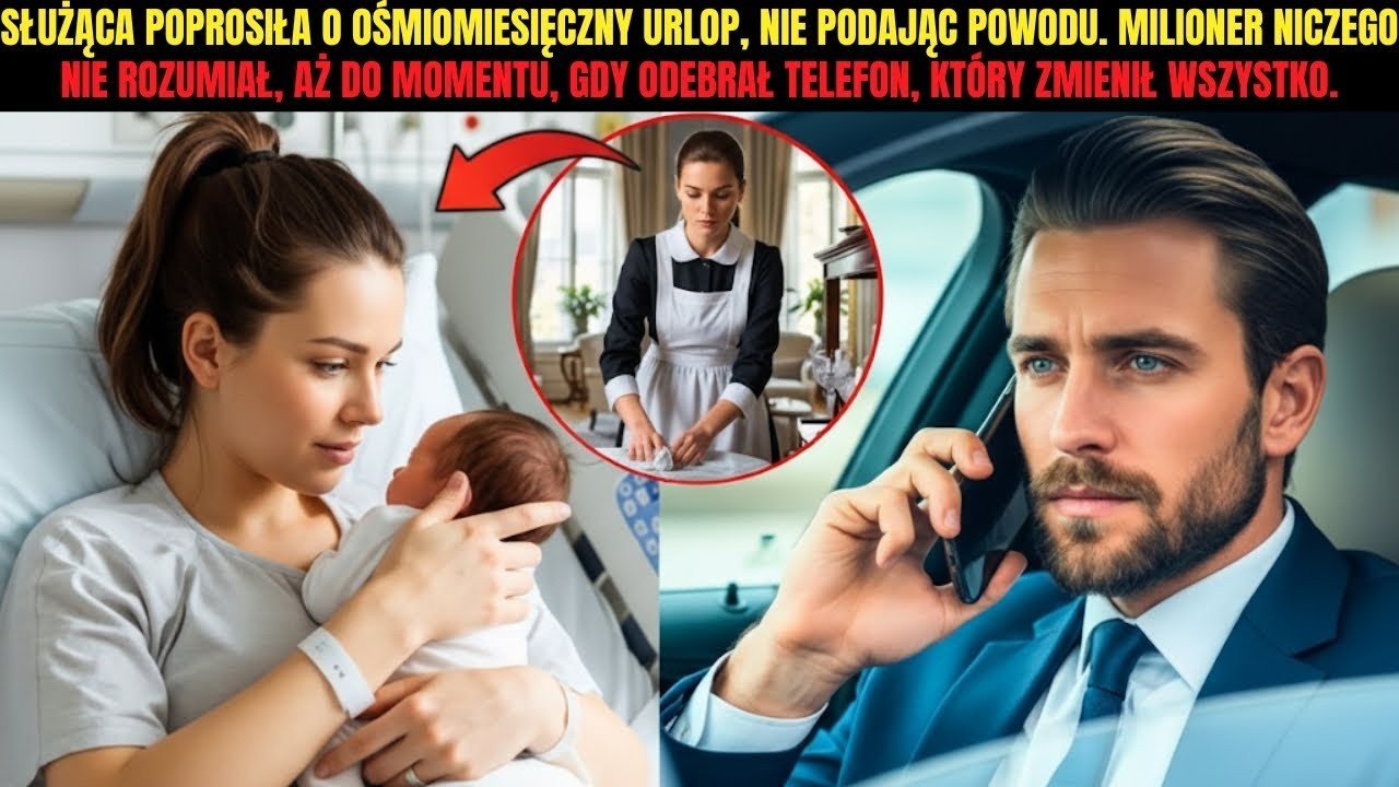 Służąca poprosiła o ośmiomiesięczny urlop, nie podając powodu… aż milioner odebrał telefon
