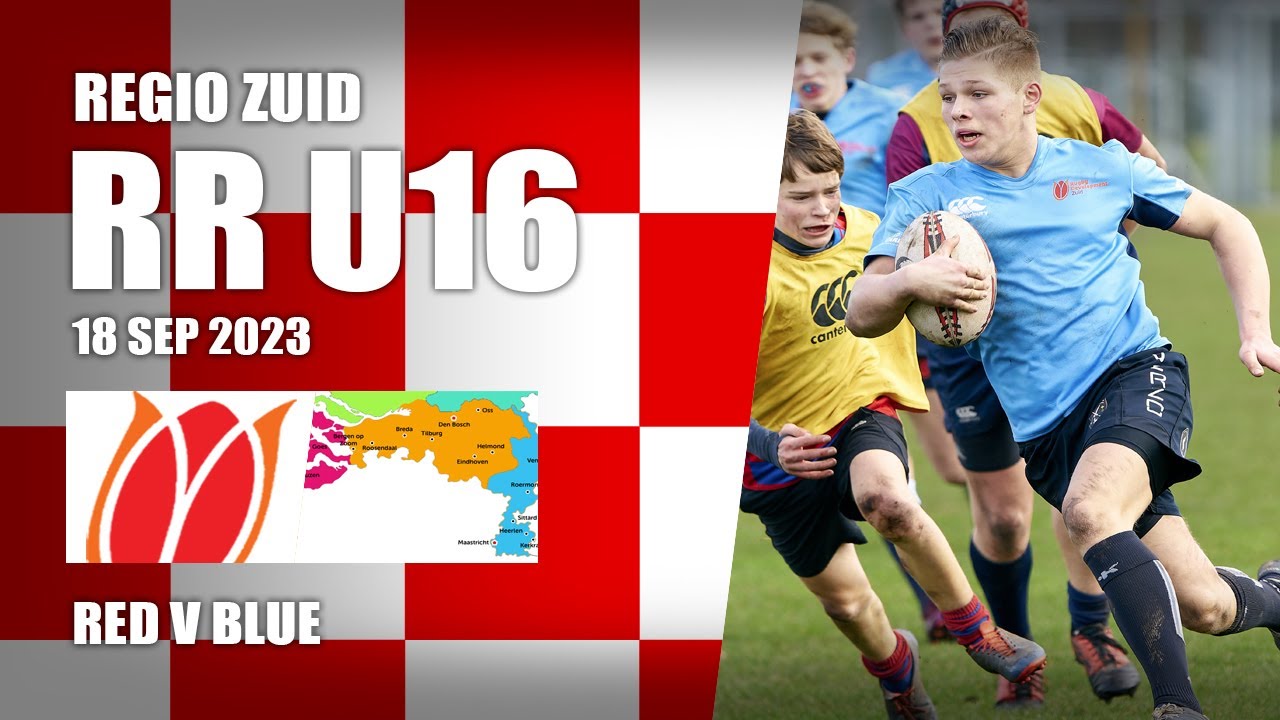 Regio Rugby Zuid U16 Red V Blue - 18 Sep 2023 | Rugby U16