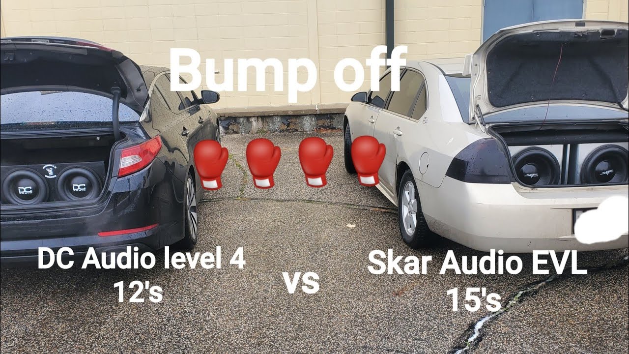 Skar Audio EVL 15's vs DC Audio level 4 12/Taramps MD5000.1.1 vs Rockville DBCOMP4