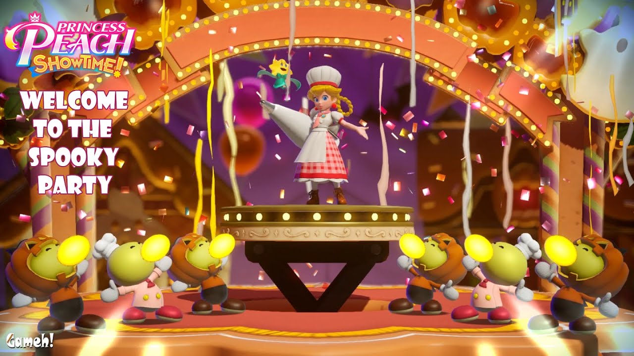 Princess Peach Showtime! Welcome to the Spooky Party [Stage 13]