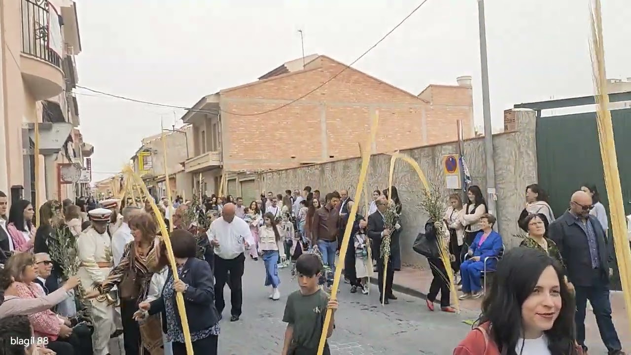 Torres de cotillas, domingo de ramos ♥️🤍 24-03-2024
