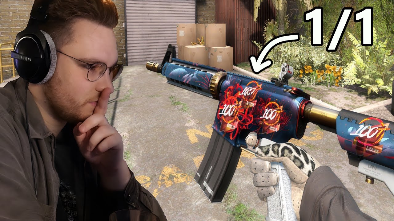 ohnePixel is AMAZED by this 1/1 M4A4