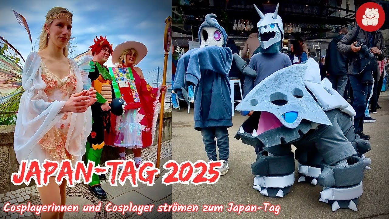 Japan-Tag 2025 in Düsseldorf 🎎 Cosplayerinnen und Cosplayer strömen zum Japan-Tag 2025コスプレファッション大会