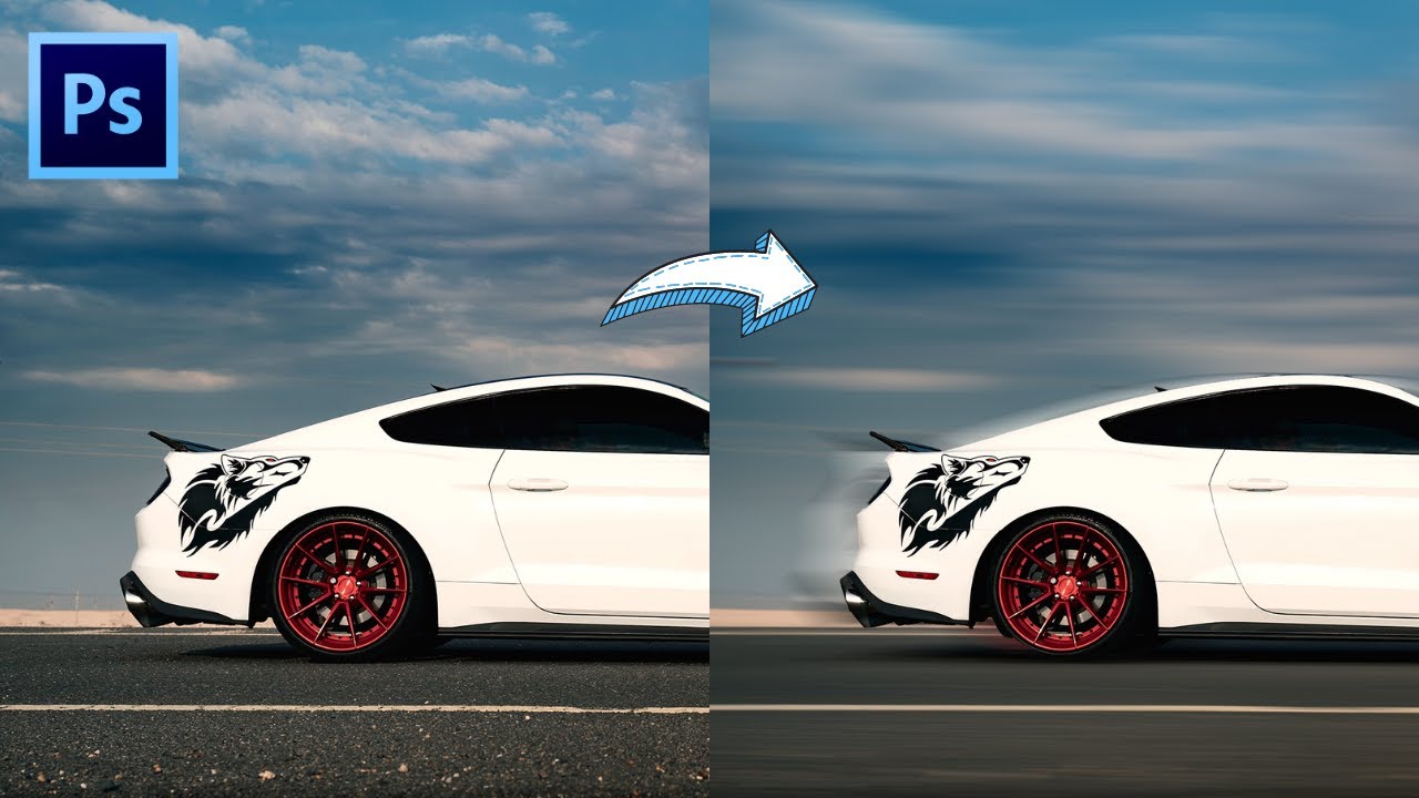 Créer Facilement un Flou de Vitesse avec Photoshop - A CONNAITRE !