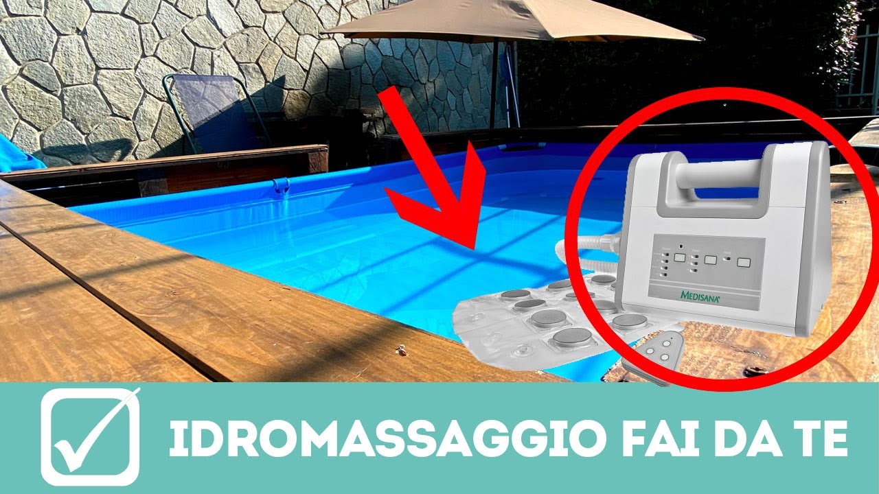 Idromassaggio piscina fuori terra, fai da te ed economico