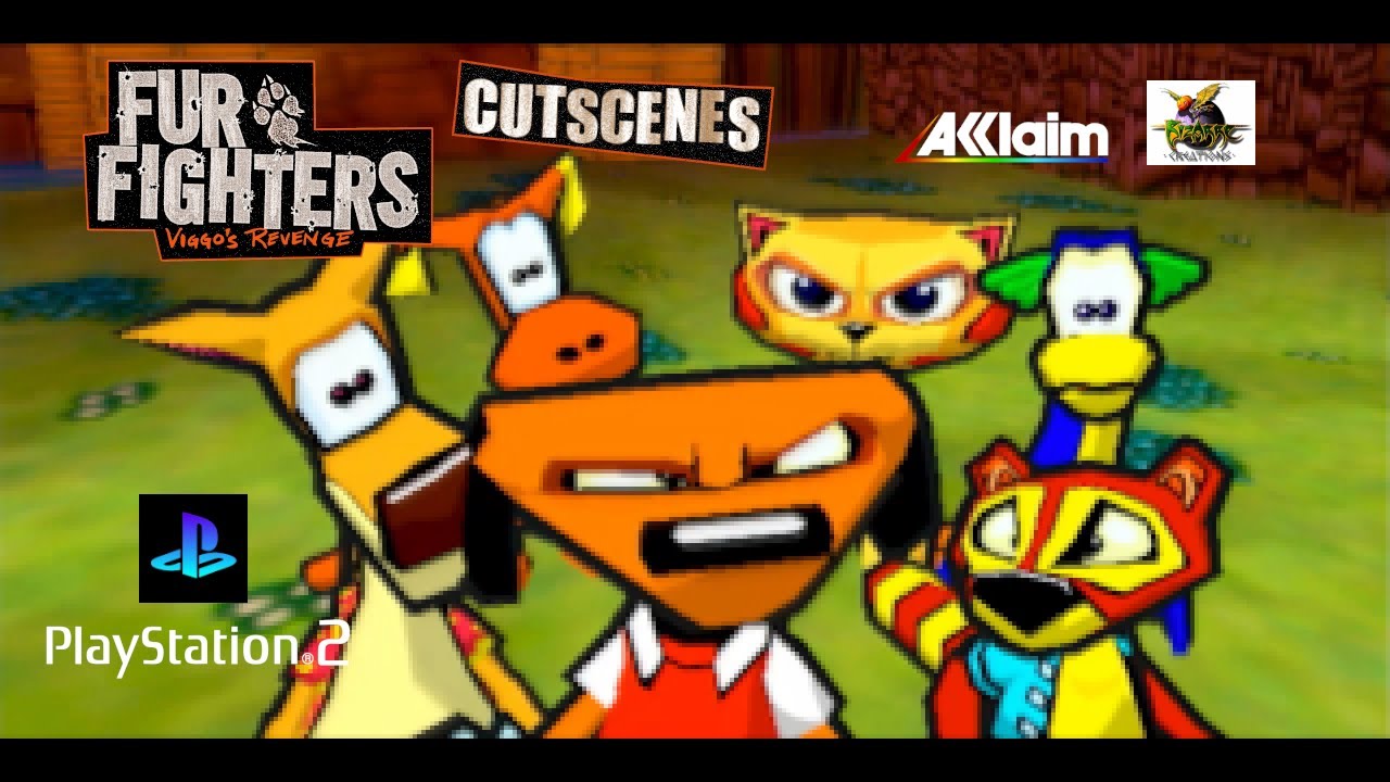 Fur Fighters Viggo's Revenge (PS2) Cutscenes (4K60)