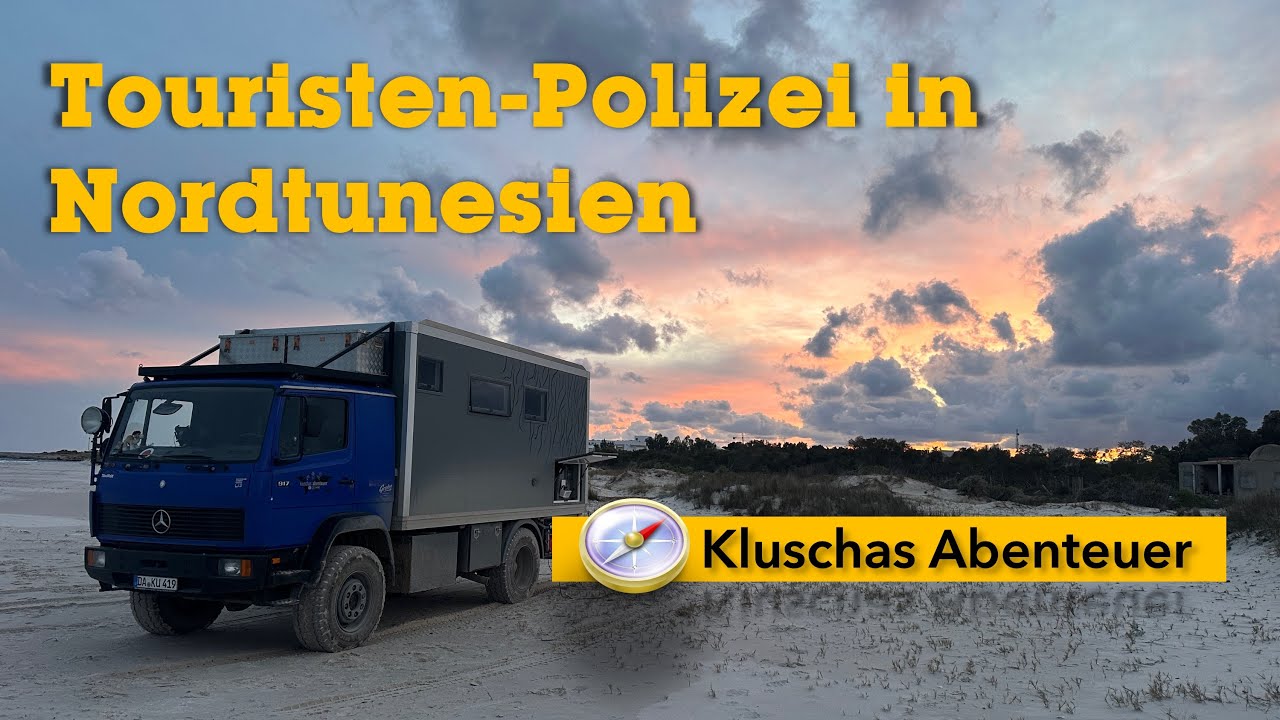 Wir erkunden den Norden von Tunesien - immer begleitet von der Polizei.