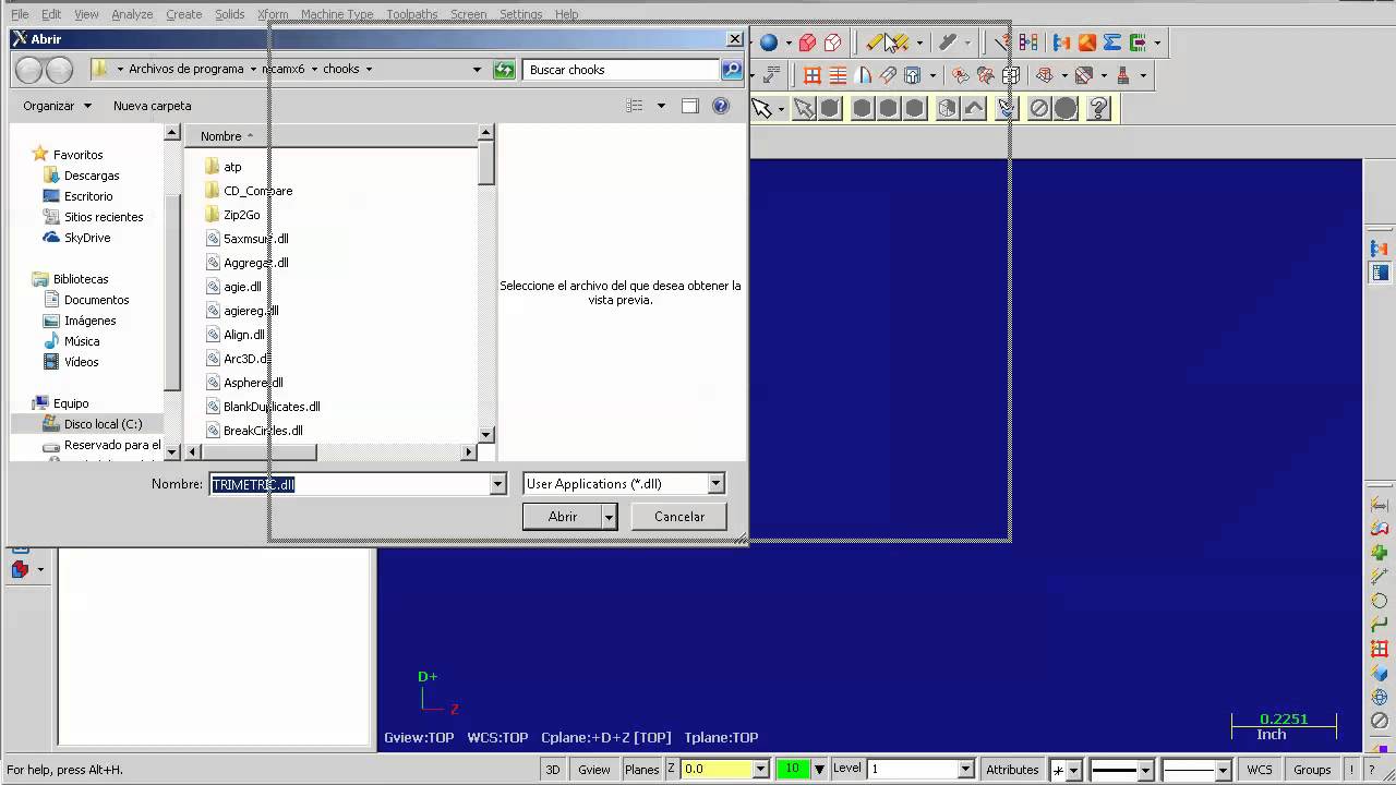 Mastercam - Seleccionan post procesadores y como actualizarlos.