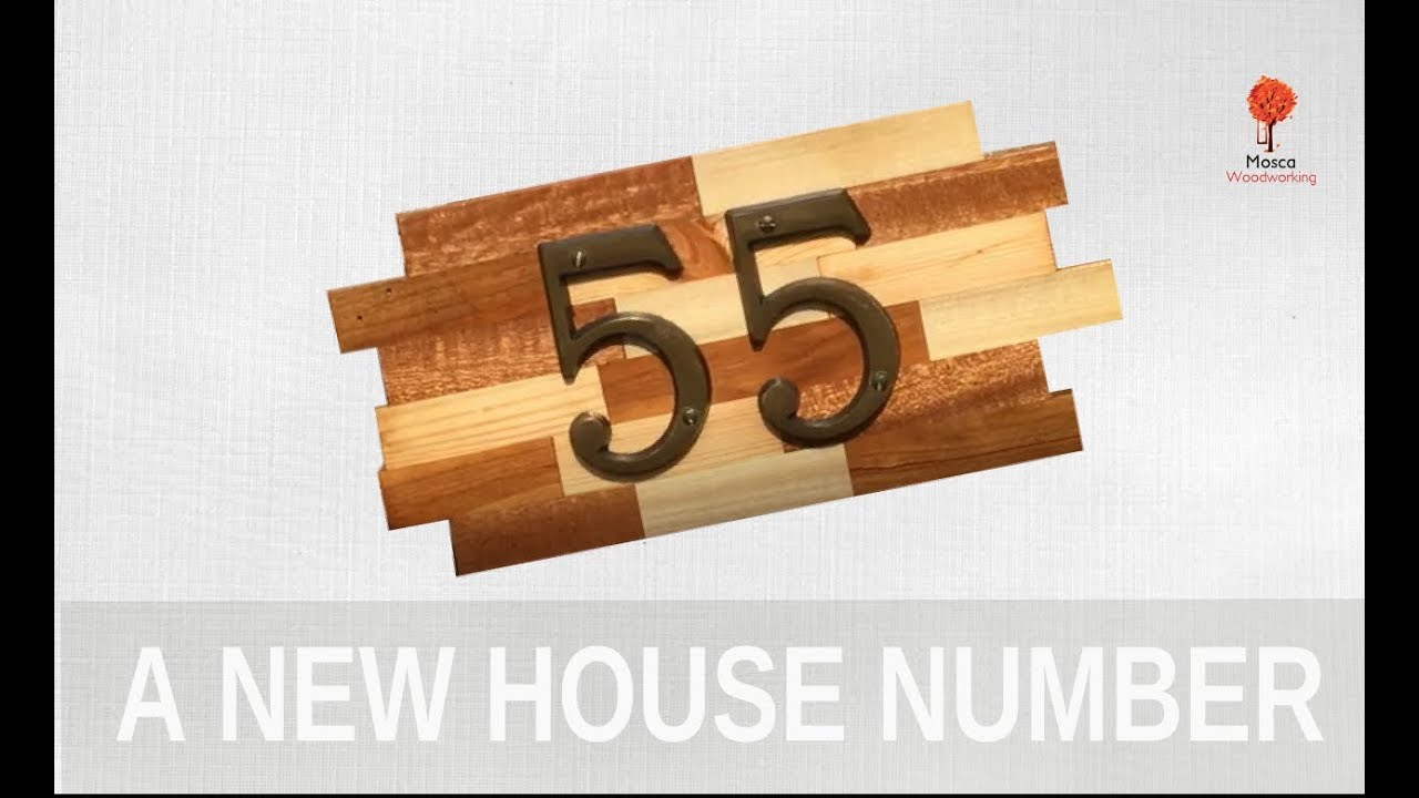 A HOUSE NUMBER FROM SCRAP