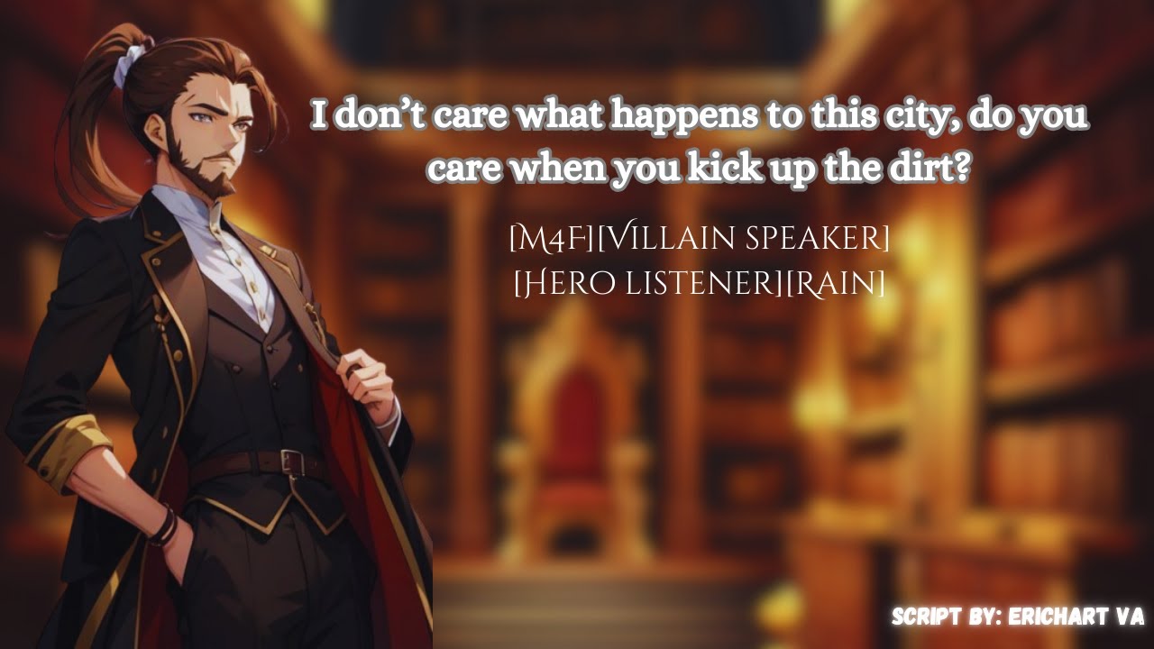 [M4F] Arrogant villain captures the hero [Villain speaker][Hero listener][Rain]