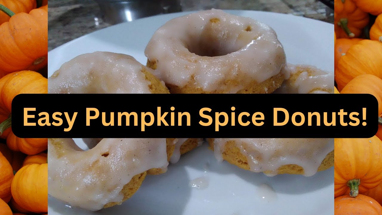 Make your own pumpkin spice donuts!
