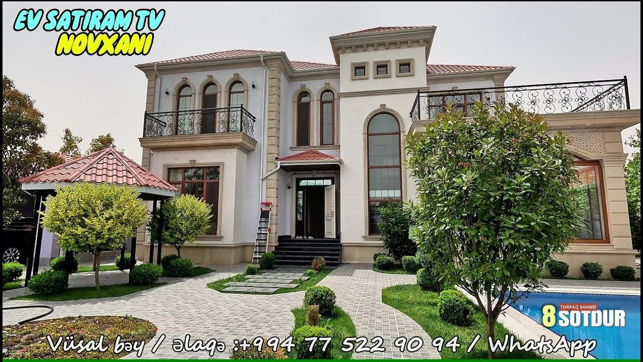 🌟Gəl, Bu Evi Gör — Sonra Qərar Ver! Novxanıdakı 8 Sotluq əmlak. /Недвижимость в Баку / EV SATIRAM TV
