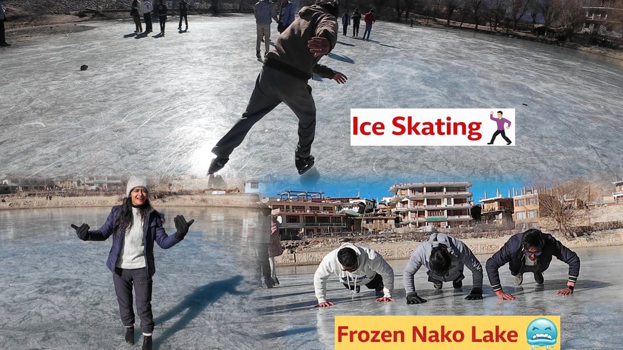 Nako Frozen Lake ❄️ | Adventures💃 on Ice in Spiti Valley 🏔️