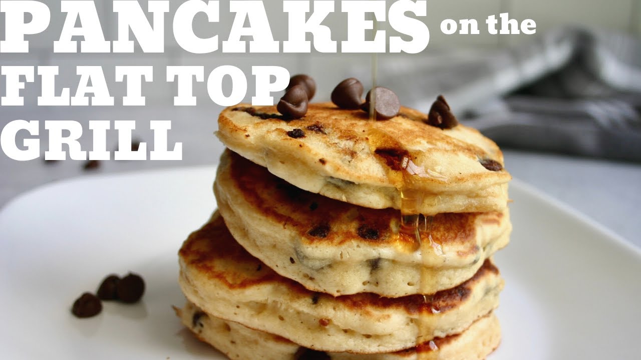 Pancakes on the Flat Top Grill (Camp Chef griddle fluffy pancakes)