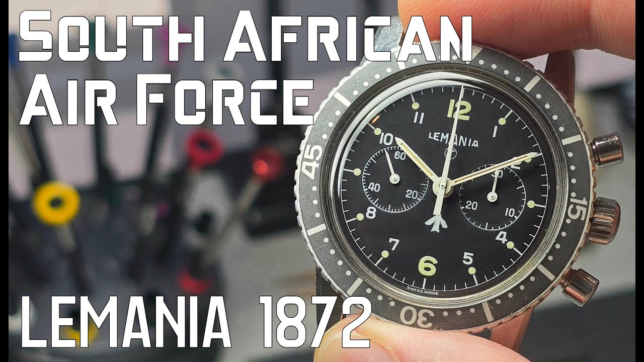 Restoration of a South African Air Force Lemania 1872 Chronograph Wristwatch