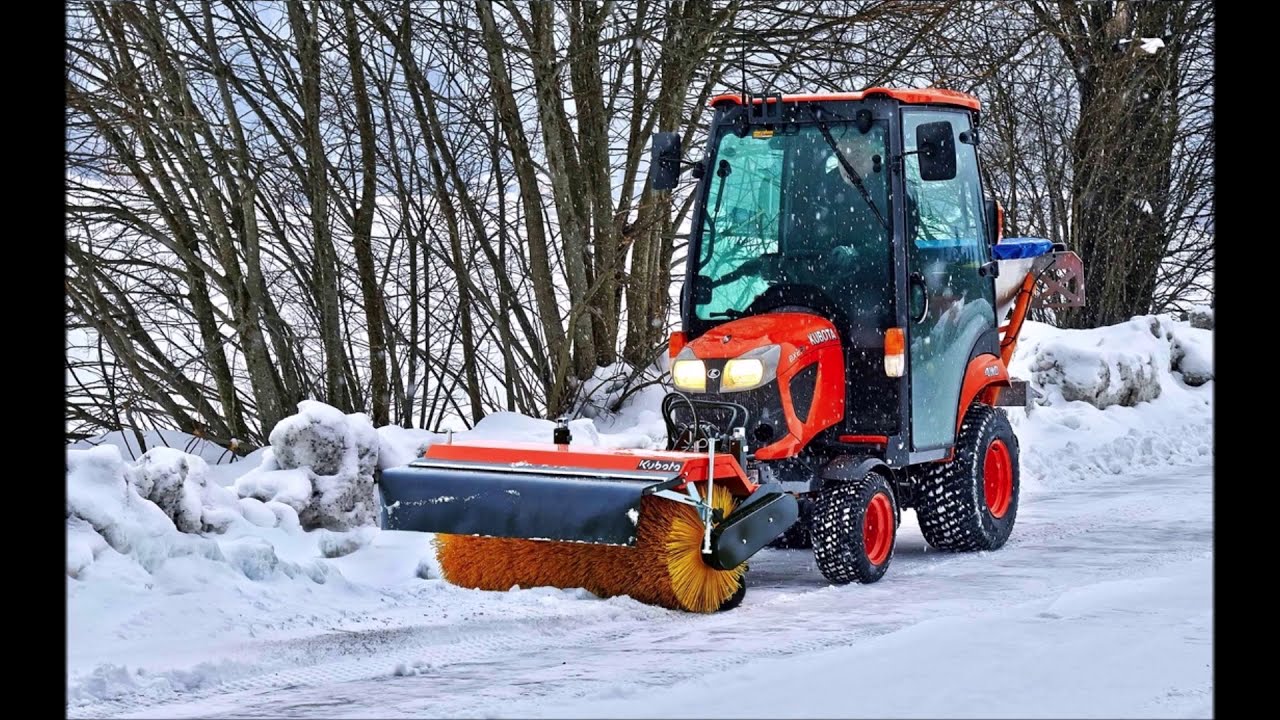 Kubota BX231 + zamiatarka | kubota | Zamiatanie | odmiatarka |