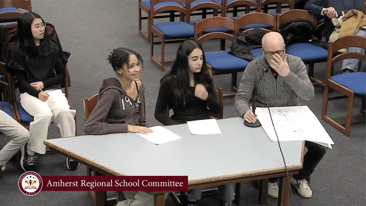 Amherst Regional School Committee:  February 10th, 2026