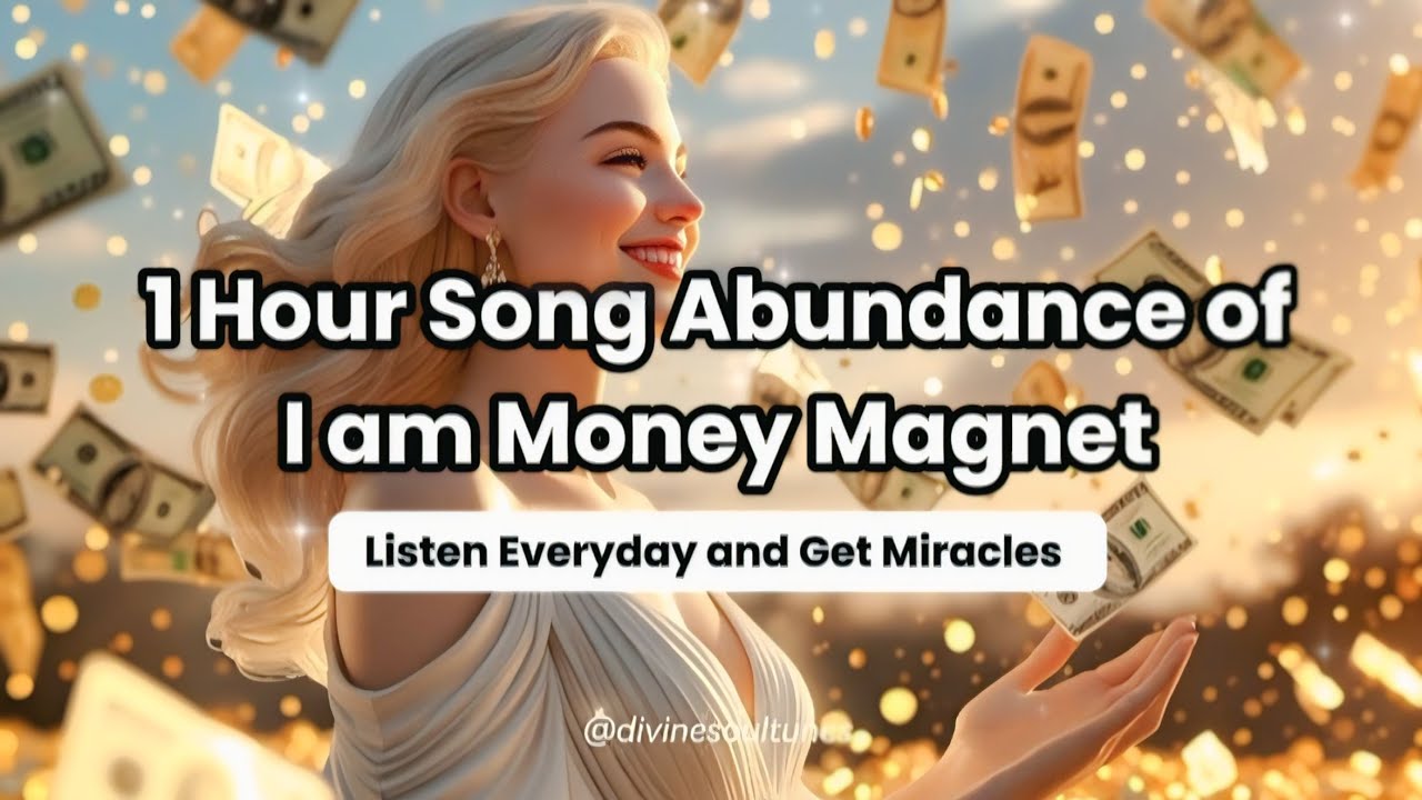 🎵 1 Hour Song Abundance of I Am a Money Magnet | Powerfull Money Affirmations | Listen Everyday 💸💸💸