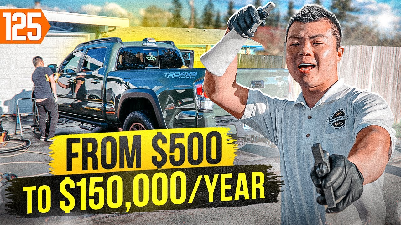 Запуск мобильного бизнеса по мойке автомобилей с бюджетом в 500 долларов