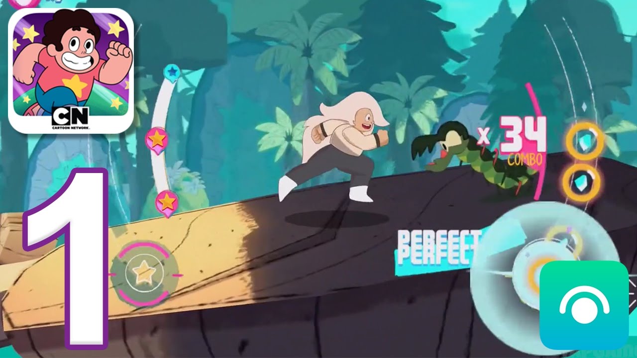Soundtrack Attack: Steven Universe - Gameplay Walkthrough Part 1 - World 1 (iOS, Android)