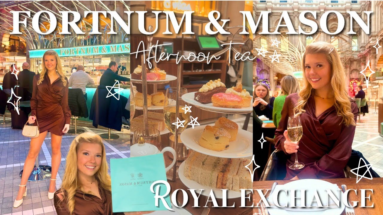 AFTERNOON TEA at Fortnum & Mason | Royal Exchange & Shopping Haul ☕️   #AfternoonTea #LondonVlog
