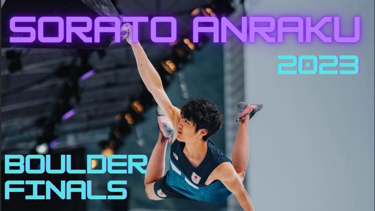 COMPILATION Sorato Anraku | Boulder Finals | IFSC World Cups 2023