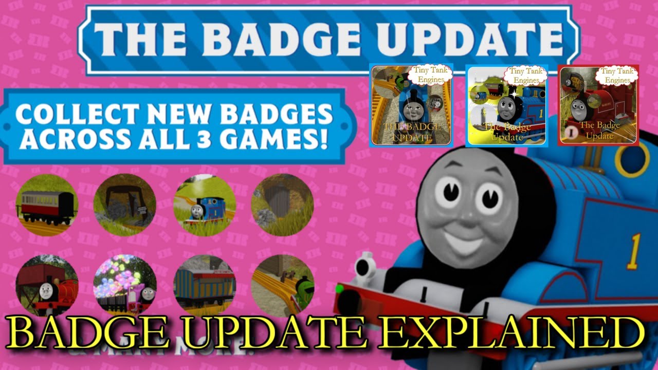 (Update Explained) THE BADGE UPDATE in Tiny Tank Engines Series! (ROBLOX)