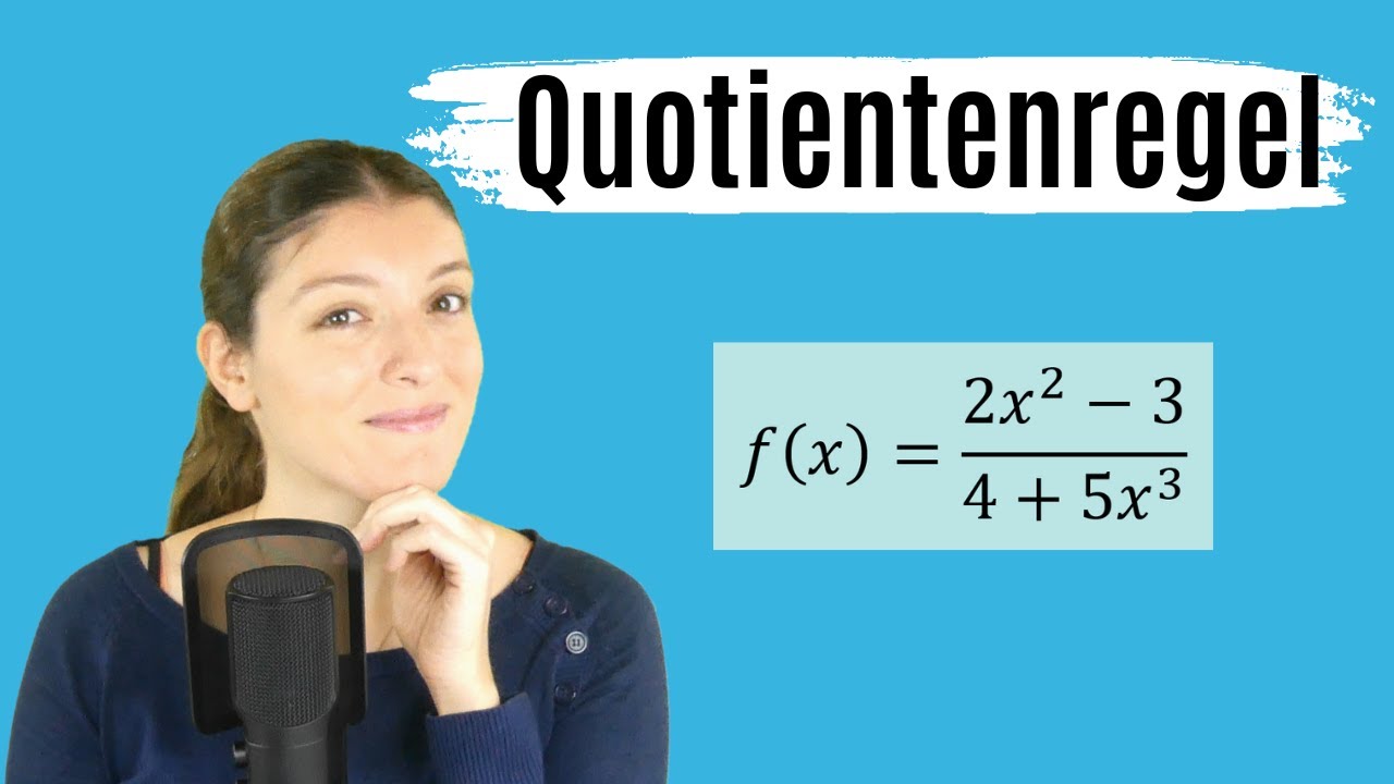 QUOTIENTENREGEL (Bruch ABLEITEN)