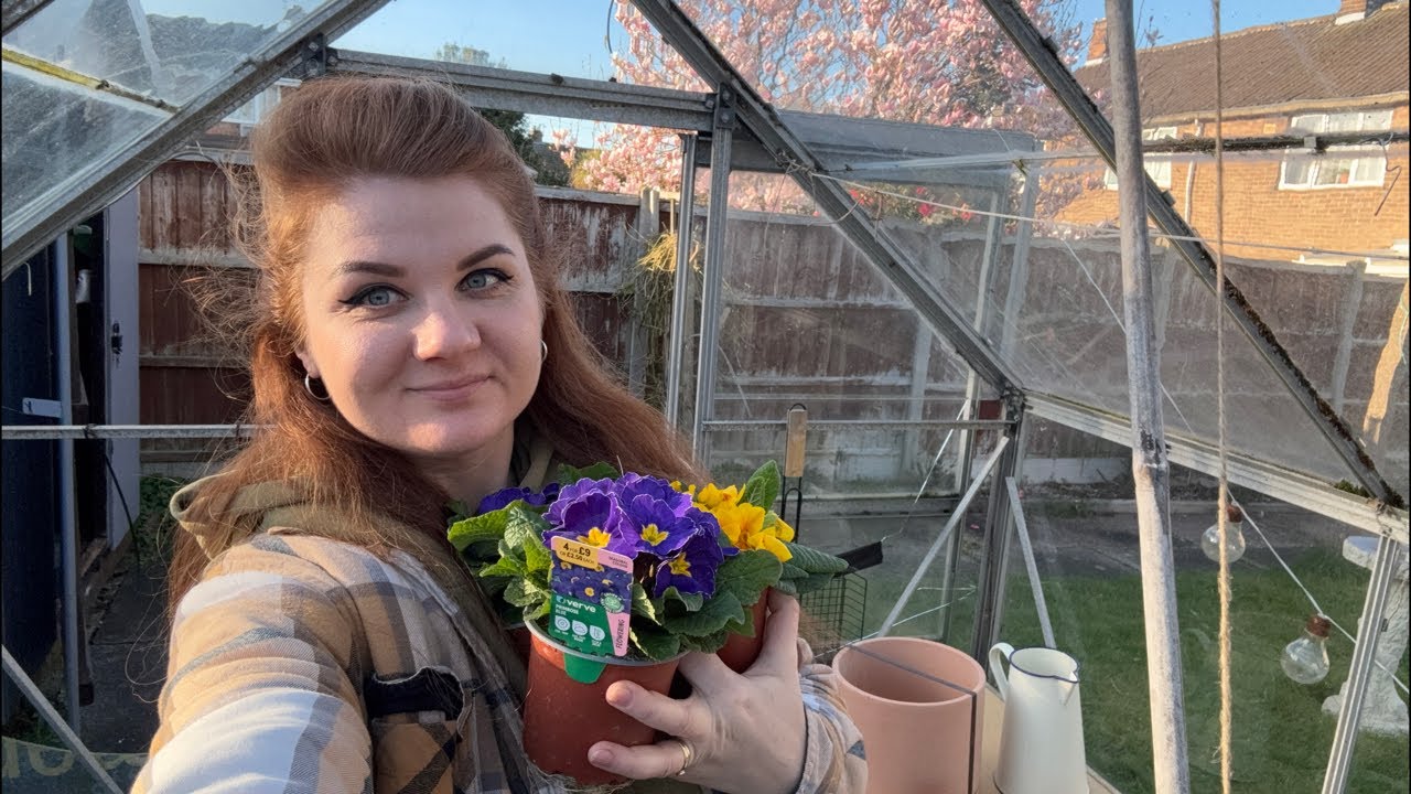 Пересаживаю цветы в прямом эфире🪻