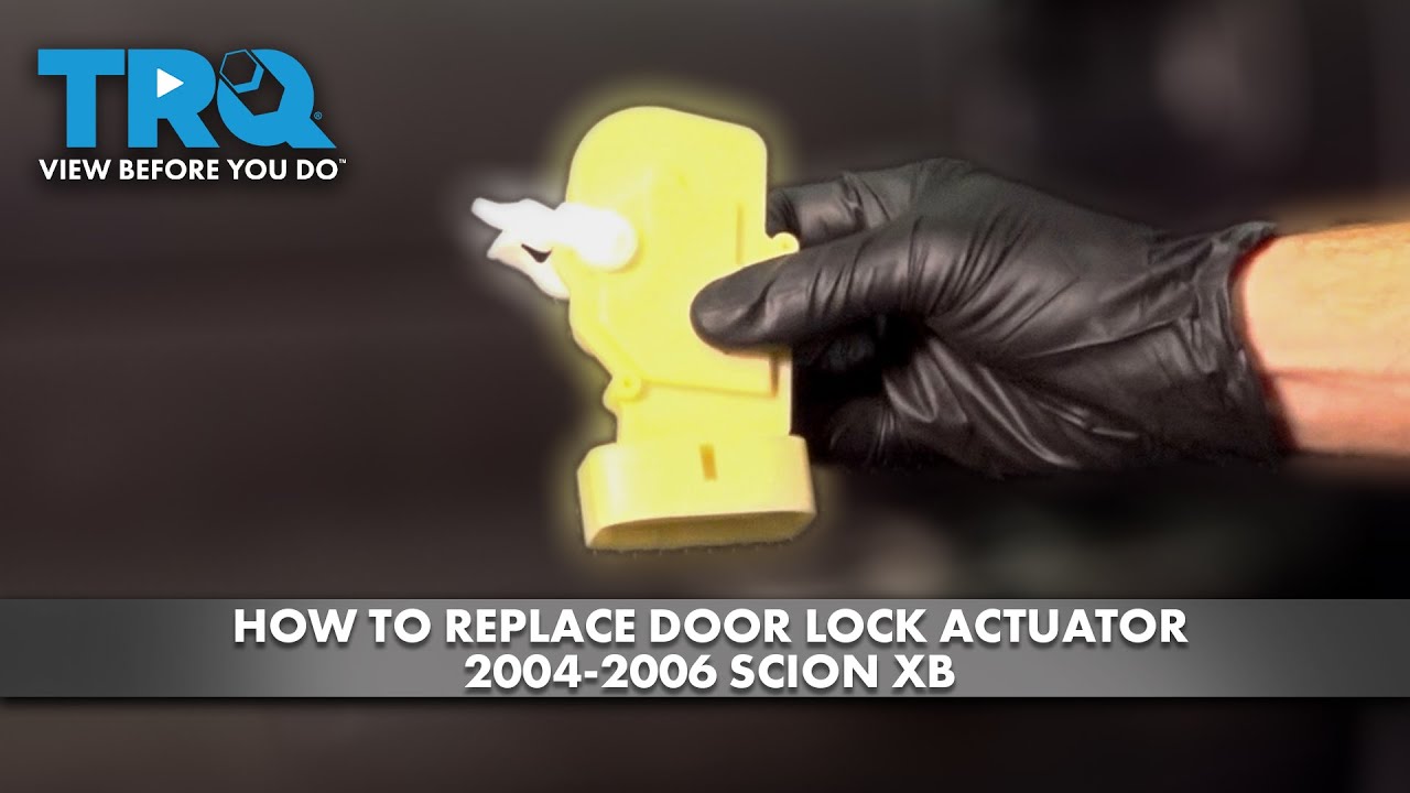 Как заменить привод дверного замка Scion xB 2004-2006 годов
