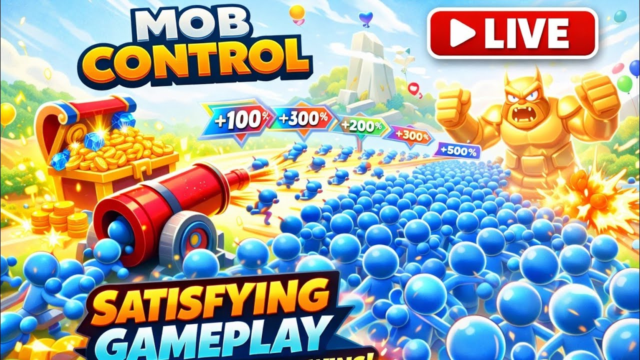 🔴 Live Now! Non-Stop Mob Control Action | Satisfying Gameplay 🐻 #mobcontrol